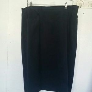 Frankenwalder skirt sz 18 (50) blue suede feel